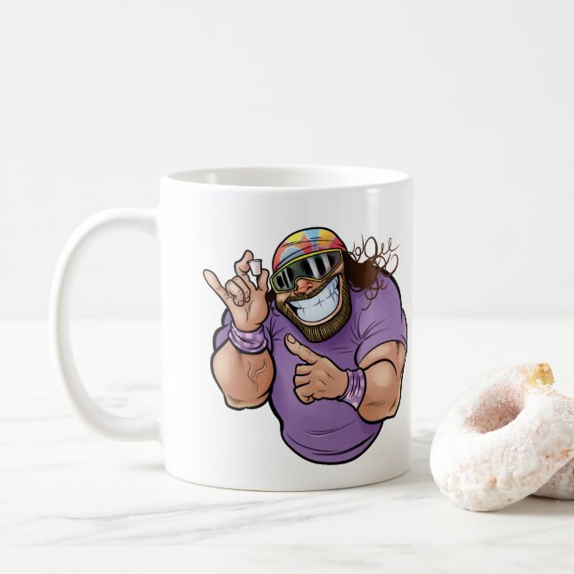 Bästa inom proffsbrottning kaffemugg (Med munk)