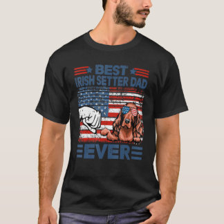 Bästa irländska bokstaven Pappa Allamerikanska Fla T Shirt