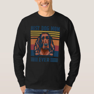 Bästa irländska Setter Mamma Hund Mamma Mors dag T Shirt