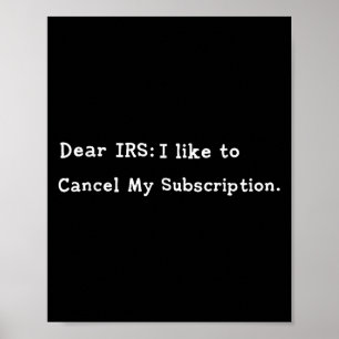 Bästa irs Funny Tax Season Accounting Memcasti Poster