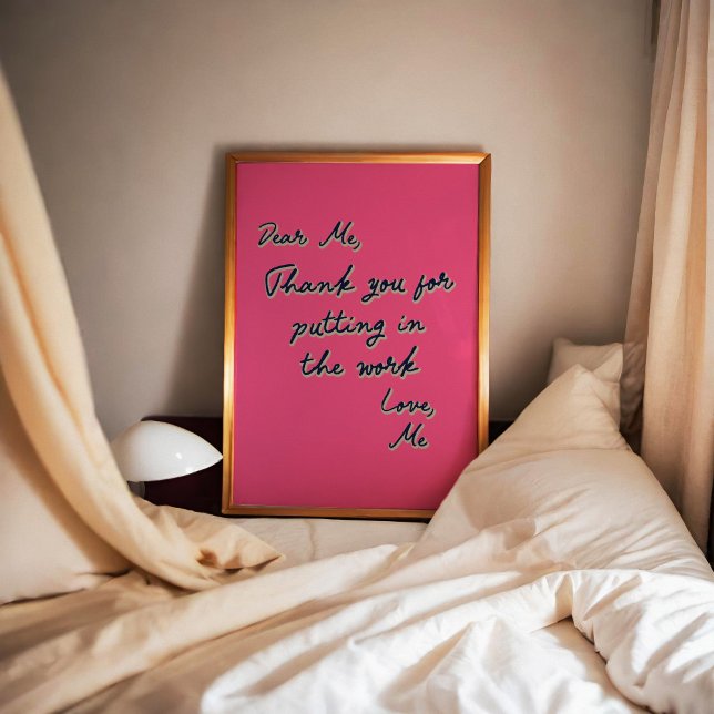 Bästa jag inspiration Motivational Trendig Art Poster (Skapare uppladdad)