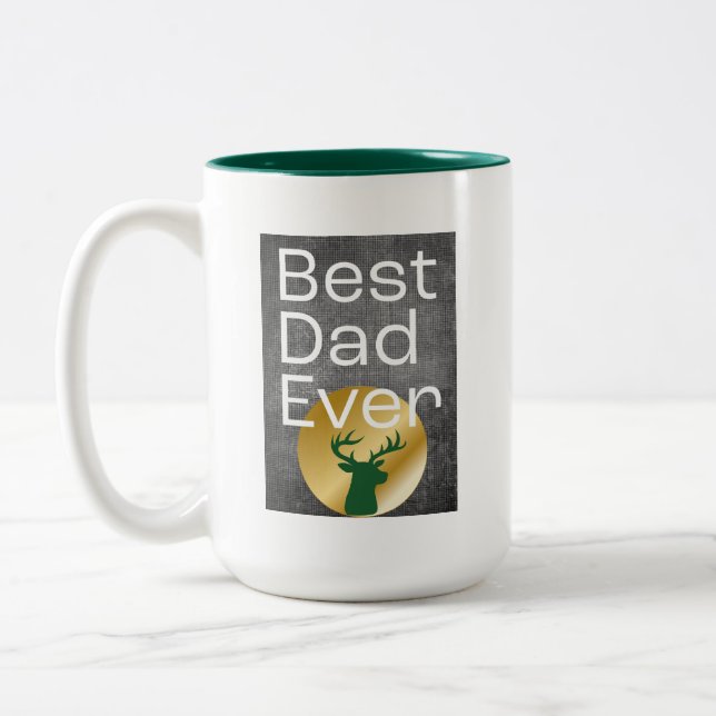 Bästa jakt på kaffe i Pappa någonsin Mugg (Vänster)
