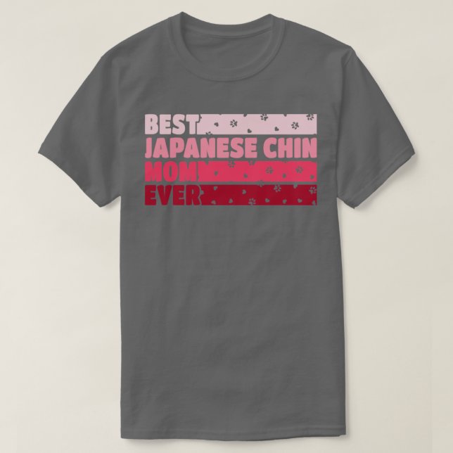 Bästa japanska chin Mamma någonsin T Shirt (Design framsida)