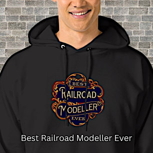 Bästa järnvägsmodeler någonsin på svart hoodie