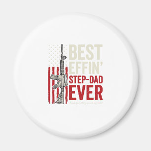 Bästa jävla styvpappa någonsin Patriotisk vintage Magnet