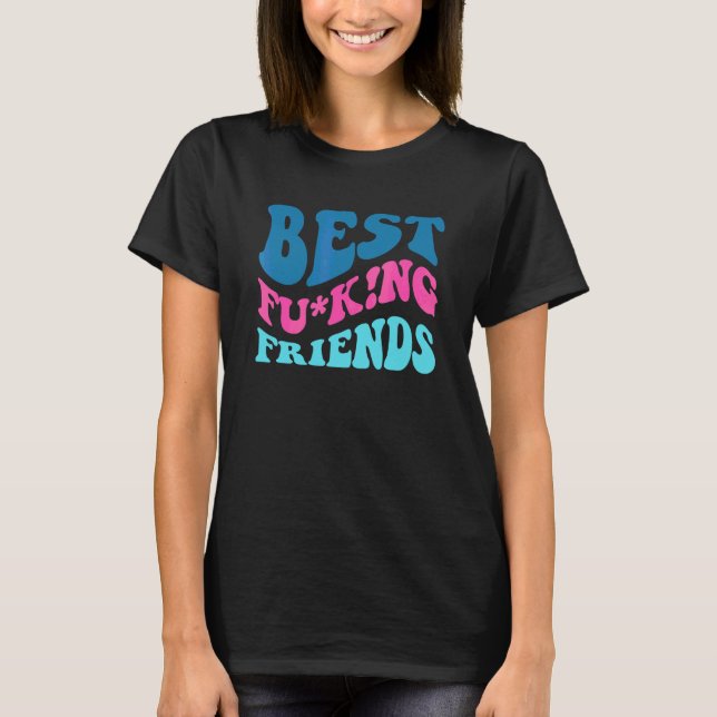 Bästa jävla vänners kläder t shirt (Framsida)