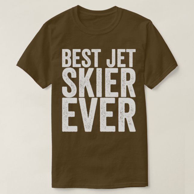 Bästa Jet Skier någonsin T Shirt (Design framsida)