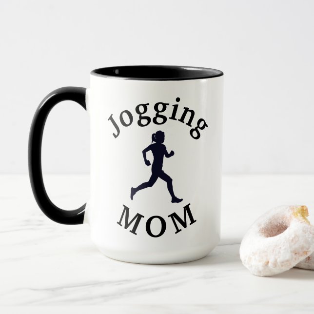 Bästa "Jogger MAMMA" nånsin! Mors dag Mugg (Med munk)
