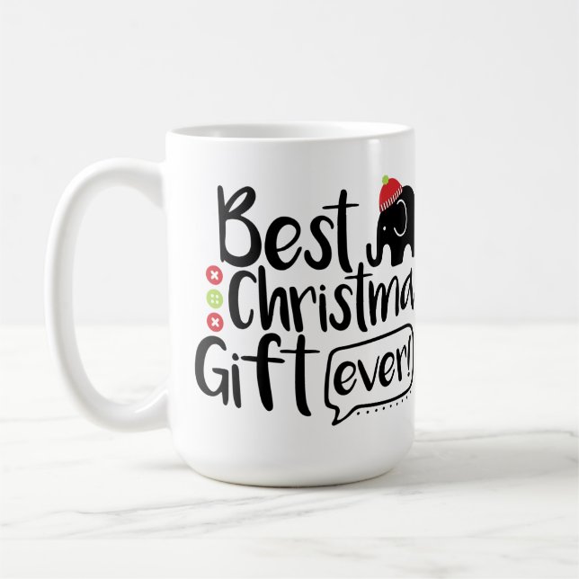 Bästa julpresent någonsin kaffemugg (Vänster)