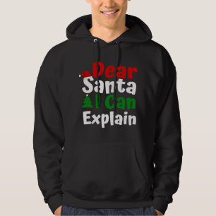 Bästa jultomten jag kan förklara jul hoodie