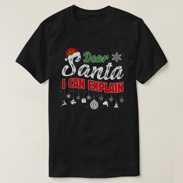 Bästa jultomten! Kan förklara den fantastiska julj T Shirt (Design framsida)