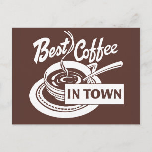 ❝ bästa kaffe i ❞ vykort