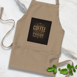 Bästa kaffebutiken - Fresh Coffee och mer Apron Förkläde
