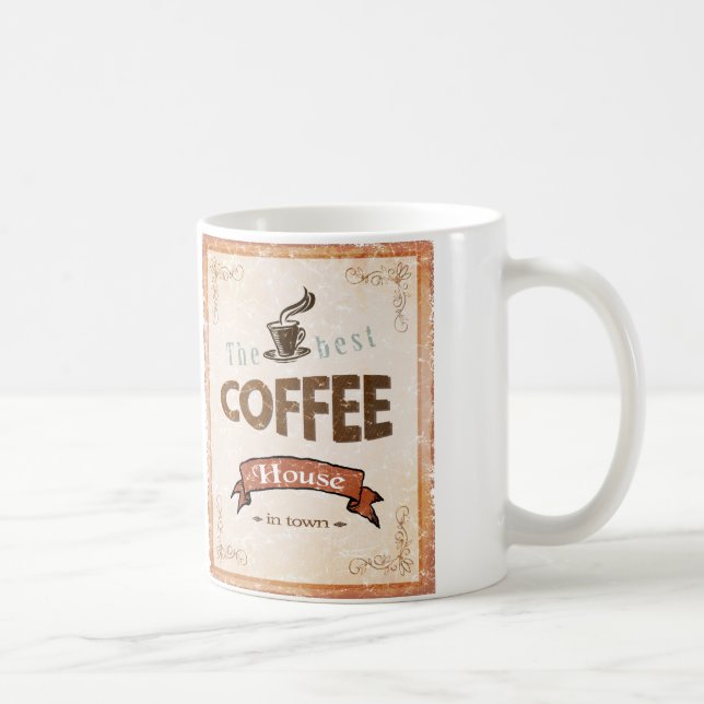 Bästa kaffehuset kaffemugg (Höger)
