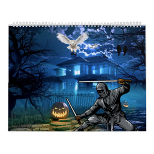 Bästa kalender-design för halloween och tillfälle. kalender