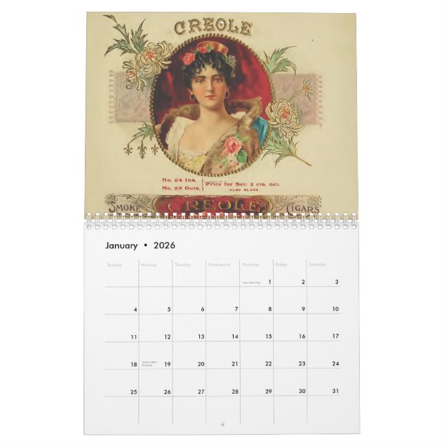 Bästa kalender för vintagecigarr (Jan 2026)