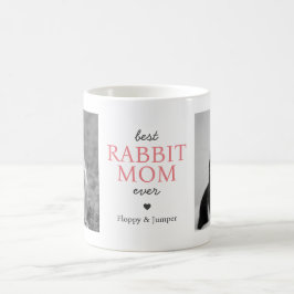 Bästa kanin Mamma någonsin Fotokollage med Rosa Te Kaffemugg