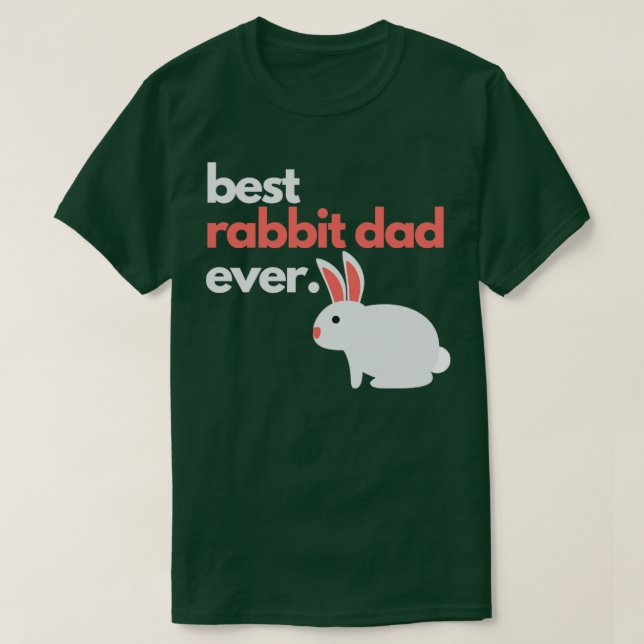 bästa kanin pappa någonsin1 t shirt (Design framsida)