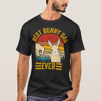 Bästa kanin-pappa någonsin Kaninälskare Pappa Husd T Shirt