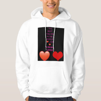 Bästa känslan i världen Inspirerande hoodie