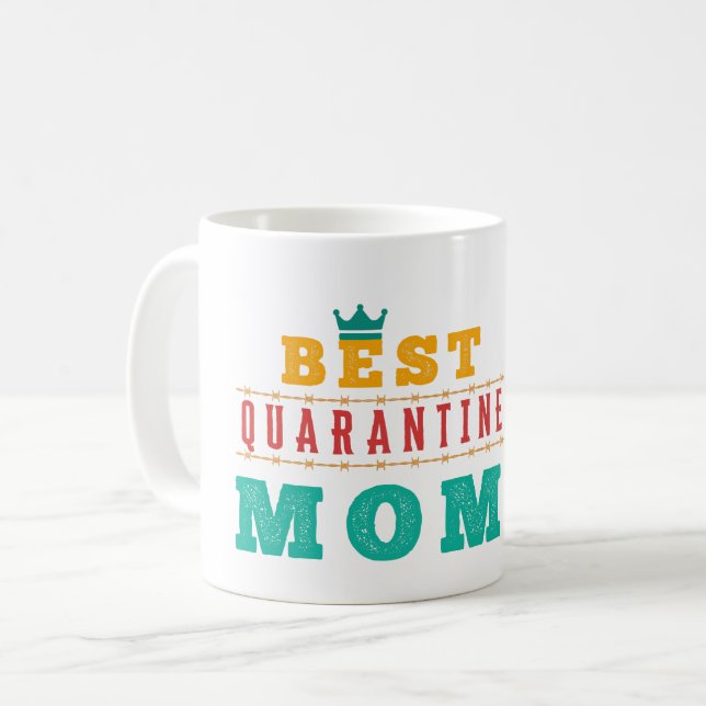 BÄSTA KARANTINA MAMMA - MORS DAG KAFFEMUGG (Framsida vänster)
