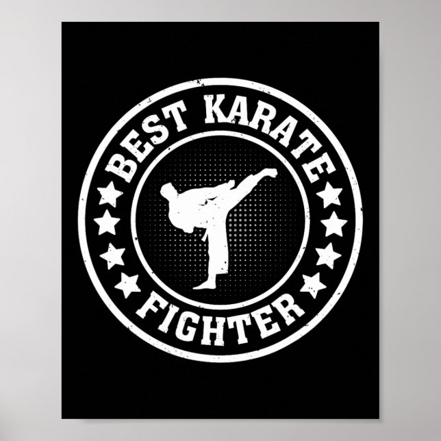 Bästa Karate Fighter - Karate Fighter Karate Poster (Framsidan)