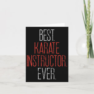 Bästa Karate-instruktör för martialkonst-lärare Kort