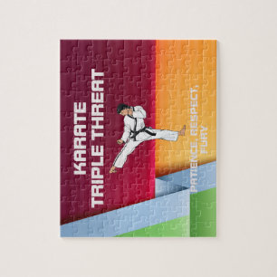 BÄSTA Karateslogan Pussel