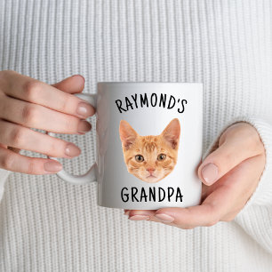 Bästa kassastampa, gåva till Cat Lover Owner Gramp Mugg