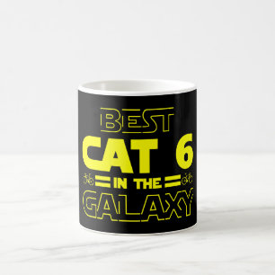 Bästa Kat 6 i Galaxy Kaffemugg