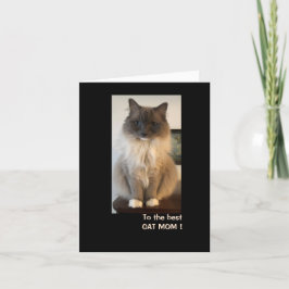 Bästa Kat Mamma för Mors dag Kort