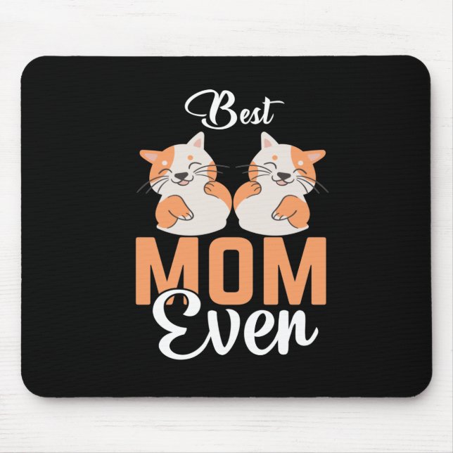 BÄSTA KAT MAMMA NÅGON MOUSE PAD MUSMATTA (Framsidan)