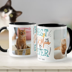 Bästa Kat Mamma någonsin 2-foto Mors dag Mugg