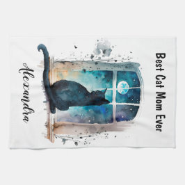 Bästa Kat Mamma någonsin, Anpassningsbar för Silho Kökshandduk