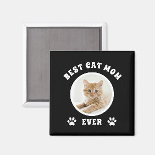 Bästa Kat Mamma någonsin-Anpassningsbar-fotoPerson Magnet