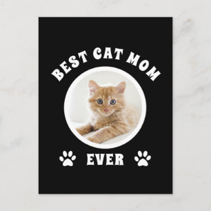 Bästa Kat Mamma någonsin-Anpassningsbar-fotoPerson Vykort