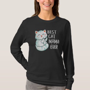Bästa Kat-Mamma någonsin Cute Cat-Coola Kvinnor T Shirt