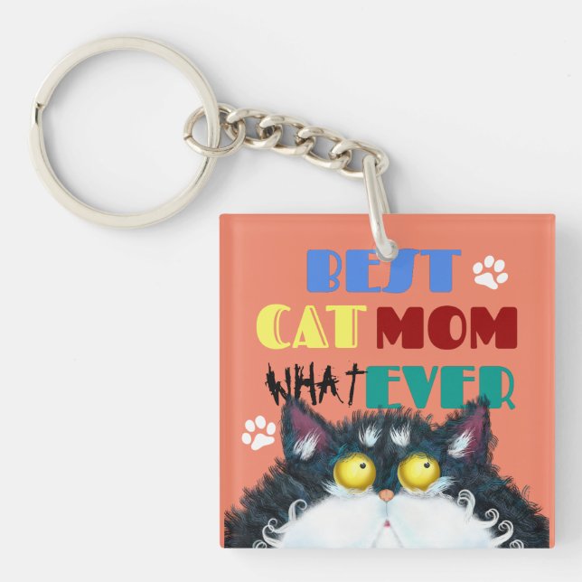 Bästa Kat Mamma någonsin | Fånig Cat Lovers Funny (Framsidan)