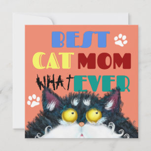 Bästa Kat Mamma någonsin Fånig Cat Lovers Funny