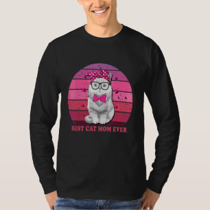 Bästa Kat Mamma någonsin i gryningen för Kat Mamma T Shirt