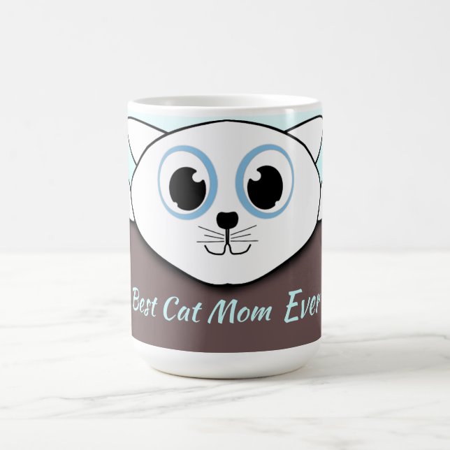 Bästa Kat Mamma någonsin-kaffe Mugg (Center)