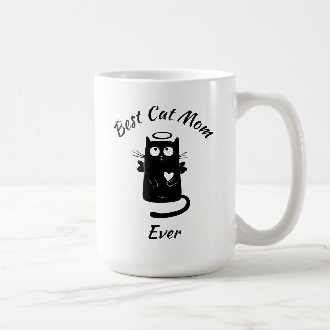 Bästa Kat Mamma någonsin-kaffe Mugg (Höger)
