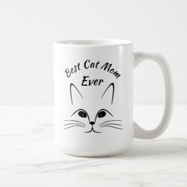 Bästa Kat Mamma någonsin-kaffe Mugg