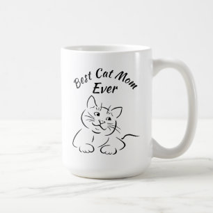 Bästa Kat Mamma någonsin-kaffe Mugg