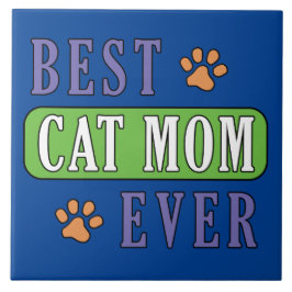 Bästa Kat Mamma någonsin Kakelplatta
