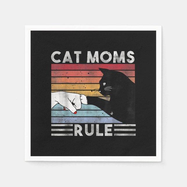 Bästa Kat Mamma någonsin | Katt Mamma Pappersservett (Framsidan)