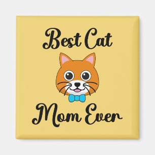 Bästa Kat Mamma någonsin Magnet