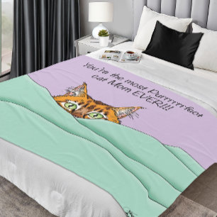 Bästa Kat Mamma någonsin! Mors dag Fleecefilt
