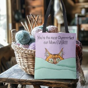 Bästa Kat Mamma någonsin! Mors dag Tygkasse