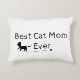 Bästa Kat Mamma någonsin Prydnadskudde